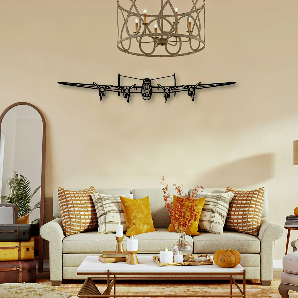 201 Standard Libelle 5 Classic Aircraft Silhouette Metal Wall Art - Tinvibe
