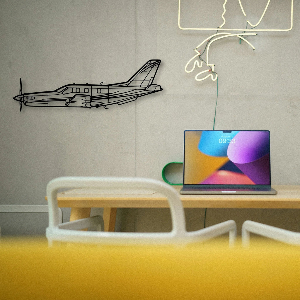 201 Standard Libelle Classic Aircraft Silhouette Metal Wall Art - Tinvibe