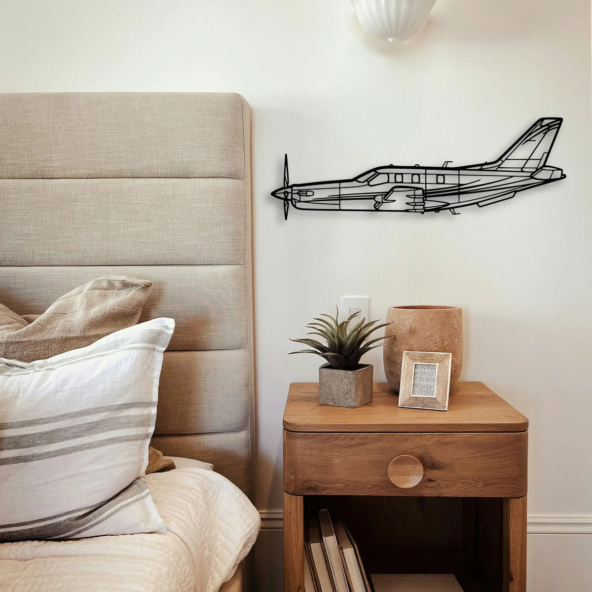 201 Standard Libelle Classic Aircraft Silhouette Metal Wall Art - Tinvibe