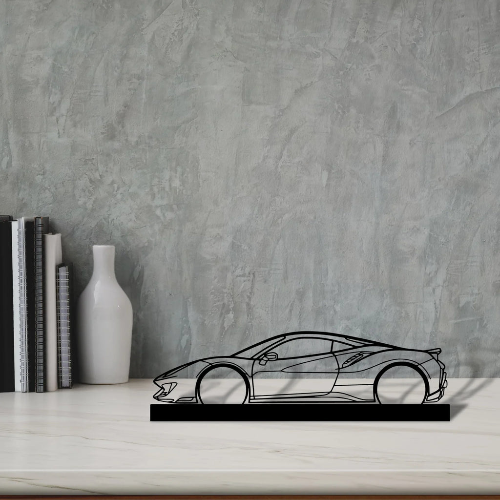 488-pista Silhouette Metal Art Stand - Tinvibe