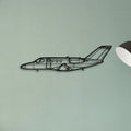 525B CJ3 Classic Aircraft Silhouette Metal Wall Art - Tinvibe