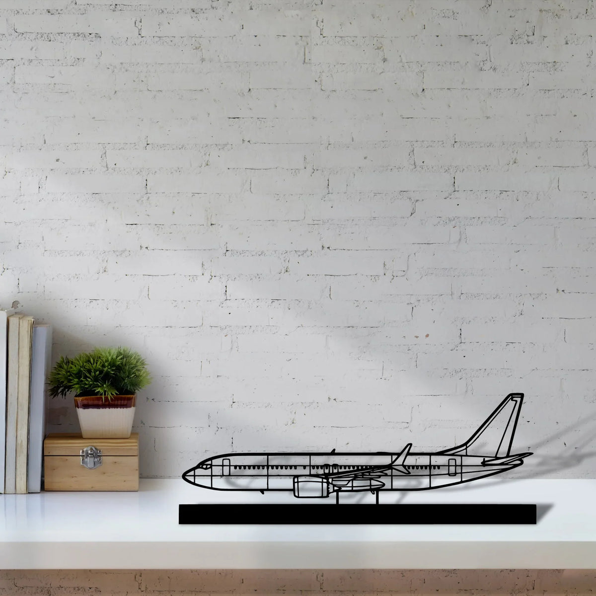 737 Silhouette Metal Art Stand - Tinvibe