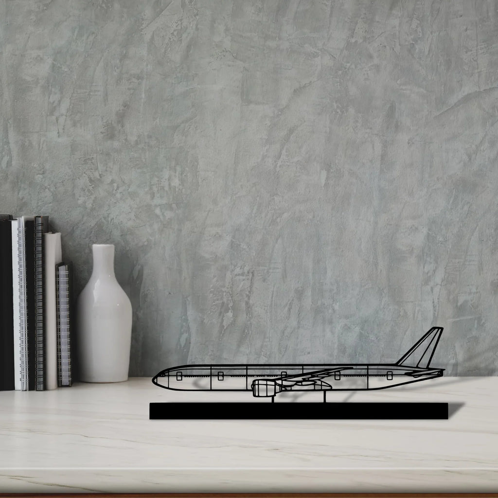 777-300er Silhouette Metal Art Stand - Tinvibe