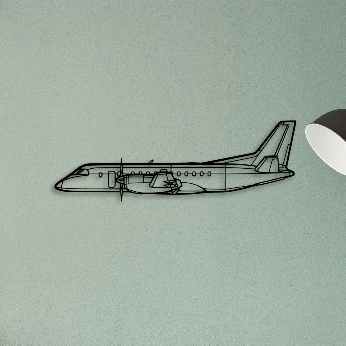 777F Classic Aircraft Silhouette Metal Wall Art - Tinvibe