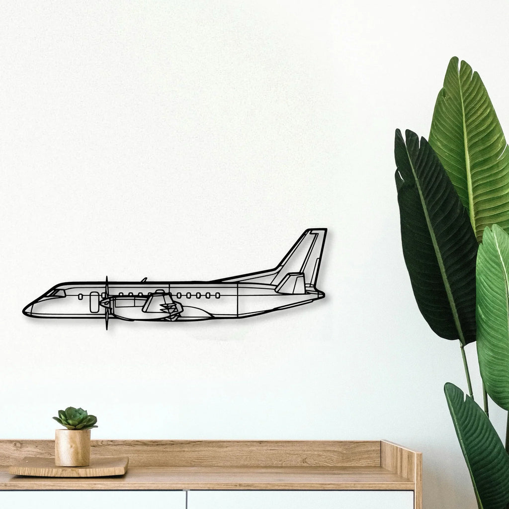 777F Classic Aircraft Silhouette Metal Wall Art - Tinvibe