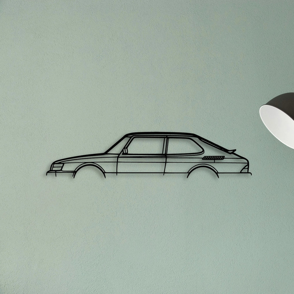 900 1993 Classic Silhouette Metal Wall Art - Tinvibe