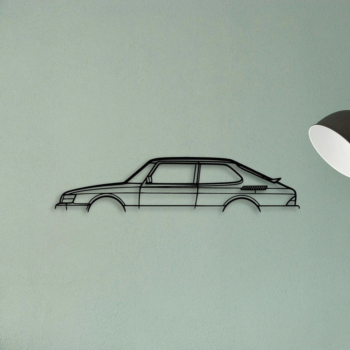 900 1993 Classic Silhouette Metal Wall Art - Tinvibe