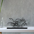 959-panigale-corse Silhouette Metal Art Stand - Tinvibe
