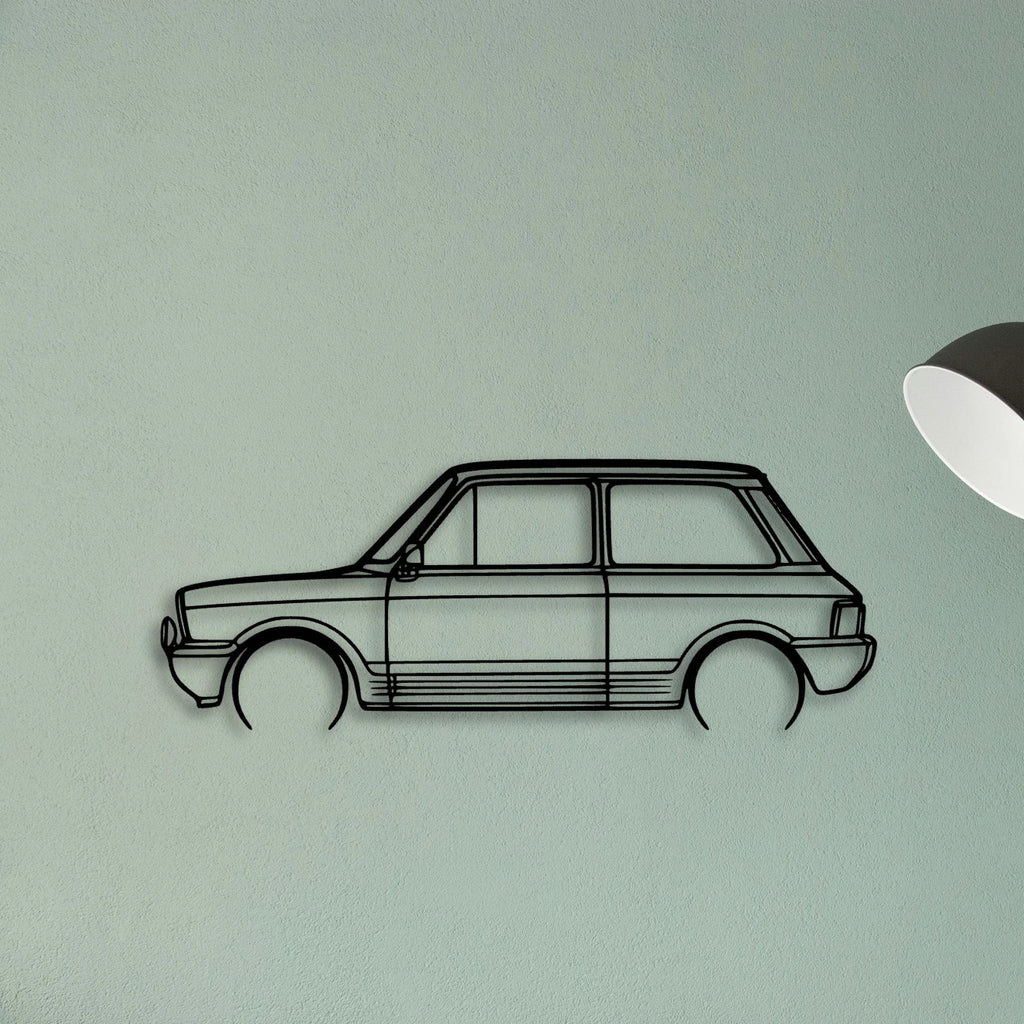 A112 1984 Classic Silhouette Metal Wall Art - Tinvibe