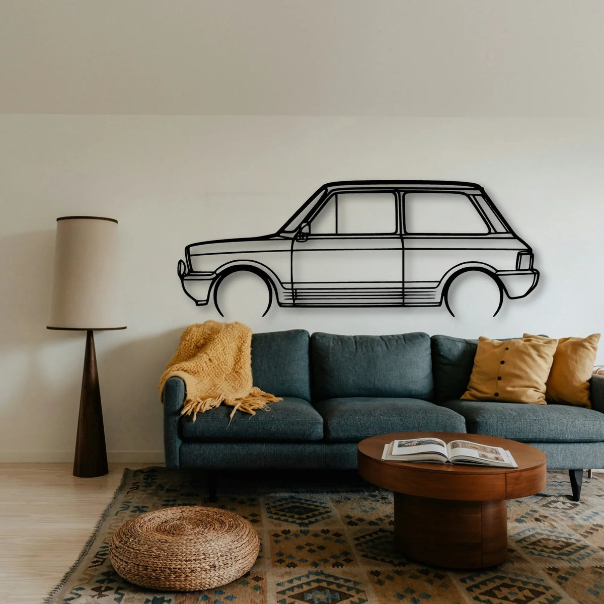 A112 1984 Classic Silhouette Metal Wall Art - Tinvibe