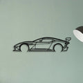 Aston Vulcan Classic Silhouette Metal Wall Art - Tinvibe
