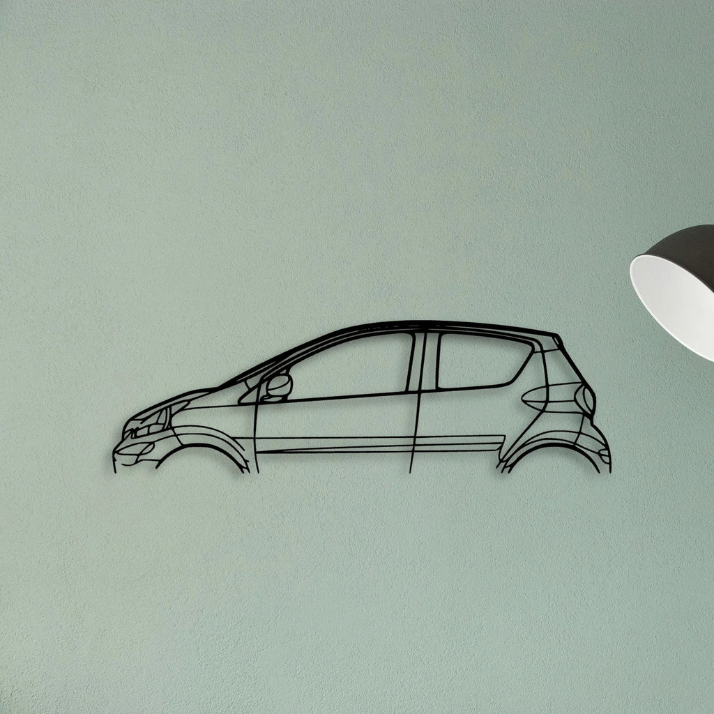 Aygo 2012 Classic Silhouette Metal Wall Art - Tinvibe