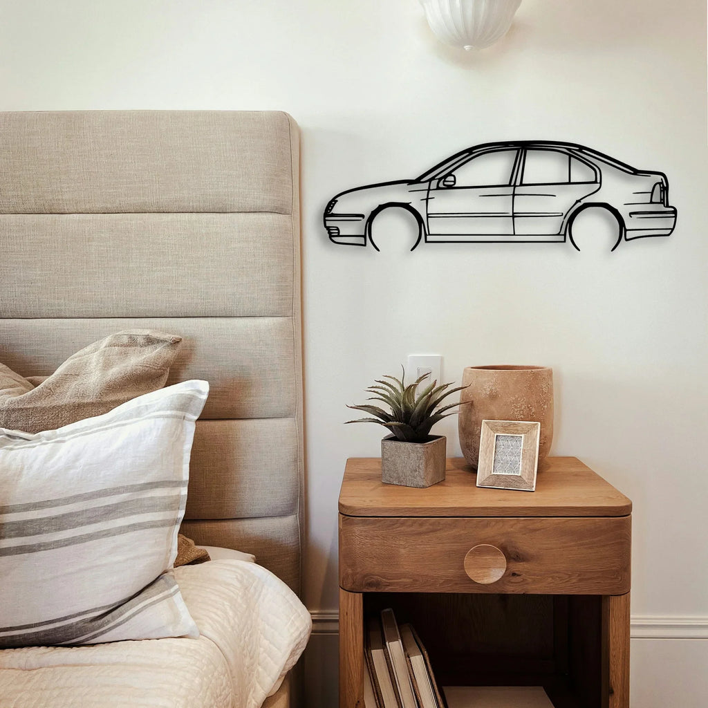 Bora 1999 Classic Silhouette Metal Wall Art - Tinvibe