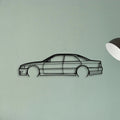 Chaser JZX100 2000 Classic Silhouette Metal Wall Art - Tinvibe