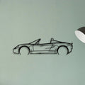 Elise S1 1999 Classic Silhouette Metal Wall Art - Tinvibe