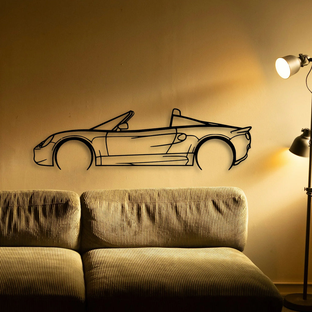 Elise S1 1999 Classic Silhouette Metal Wall Art - Tinvibe