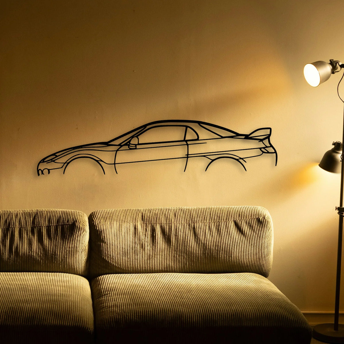 FTO Classic Silhouette Metal Wall Art - Tinvibe