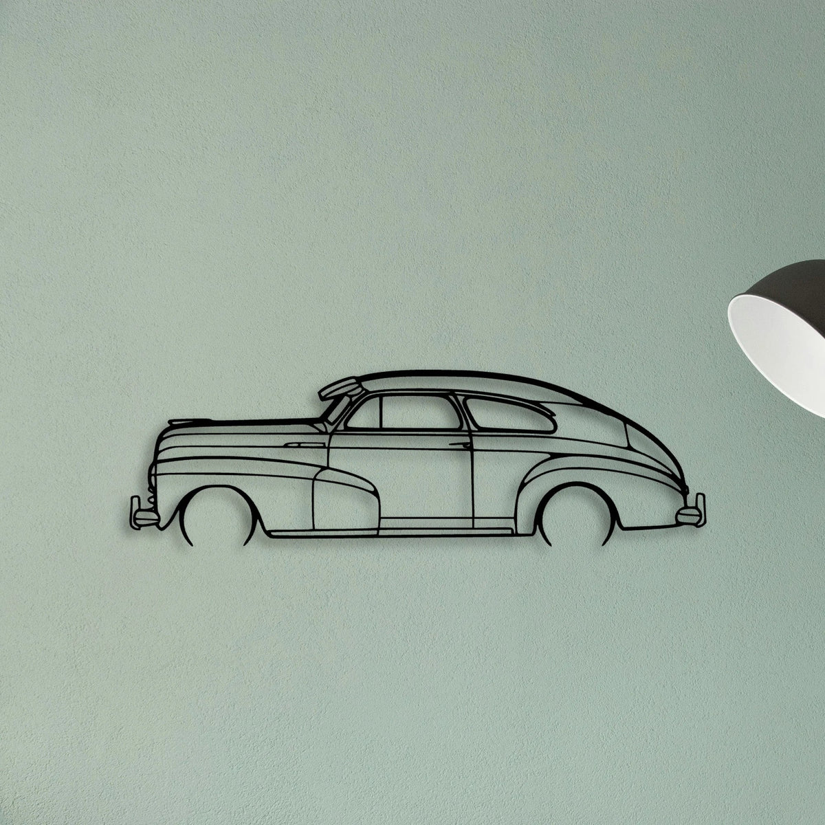Fleetline 1947 Classic Silhouette Metal Wall Art - Tinvibe