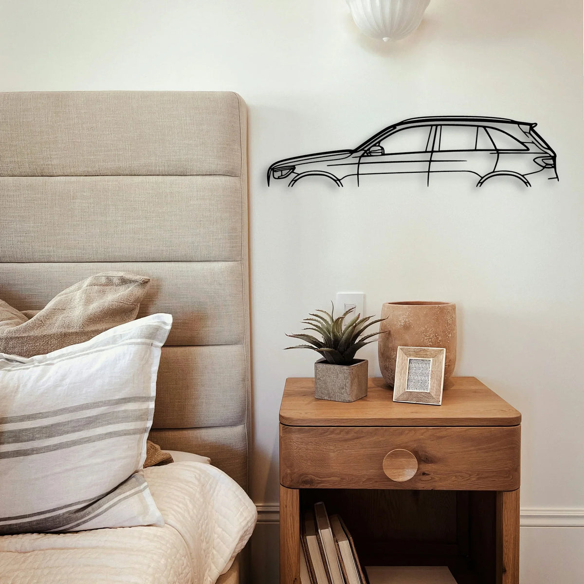 GLC 63 AMG Classic Silhouette Metal Wall Art - Tinvibe