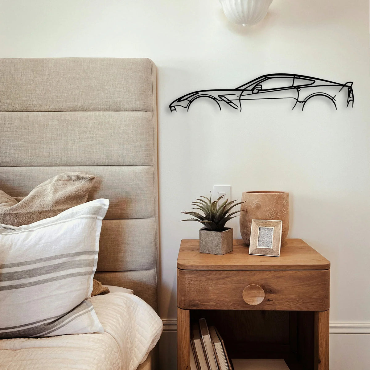 Grand Sport C7 Classic Silhouette Metal Wall Art - Tinvibe