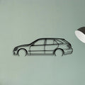 IS300 2002 Wagon Classic Silhouette Metal Wall Art - Tinvibe