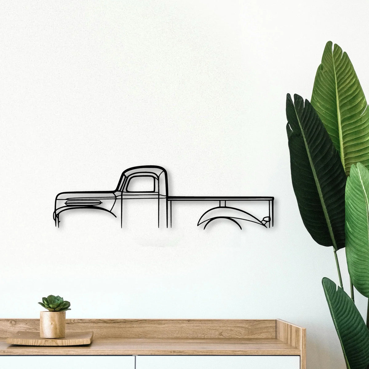 Jalibar 1974 Classic Silhouette Metal Wall Art - Tinvibe