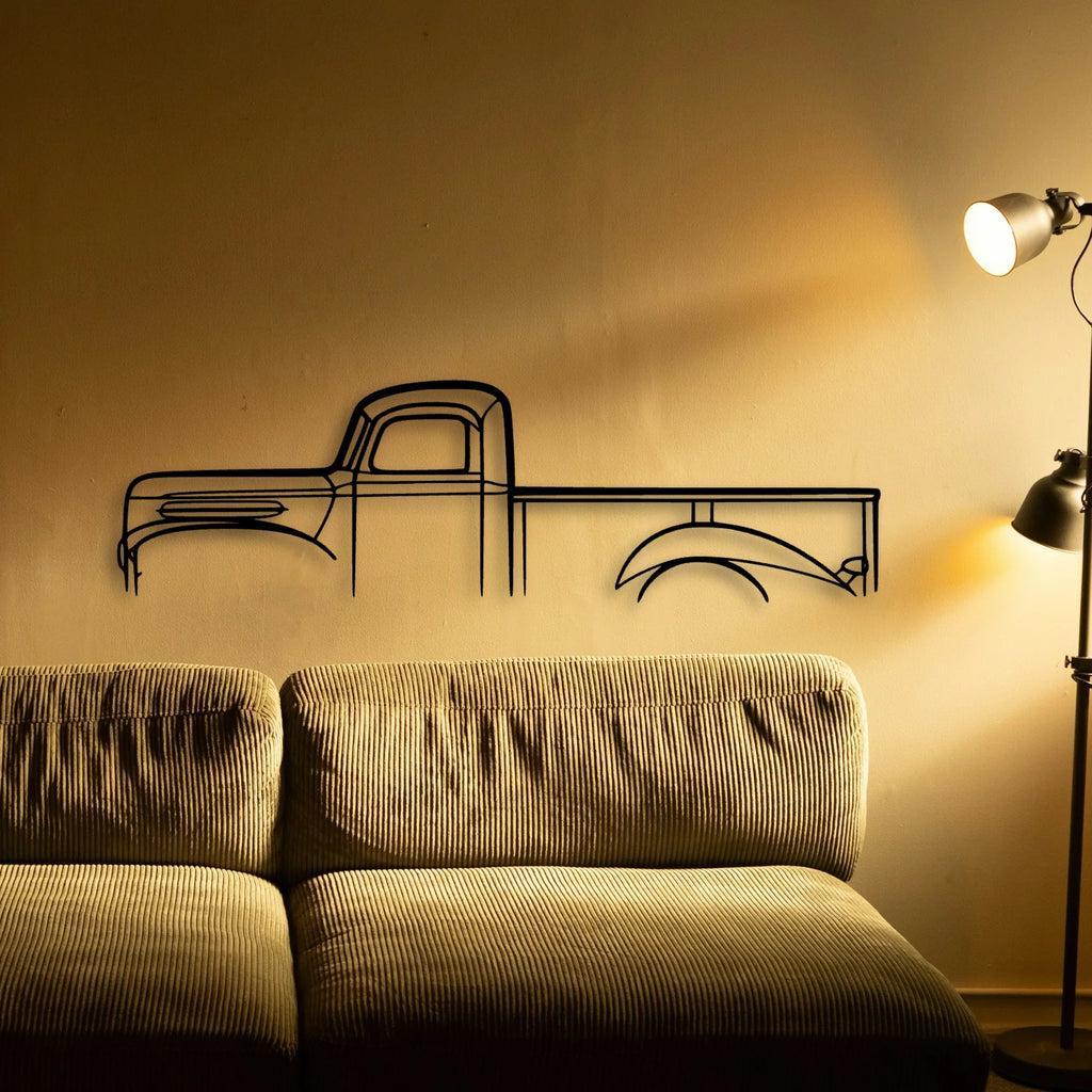 Jalibar 1974 Classic Silhouette Metal Wall Art - Tinvibe