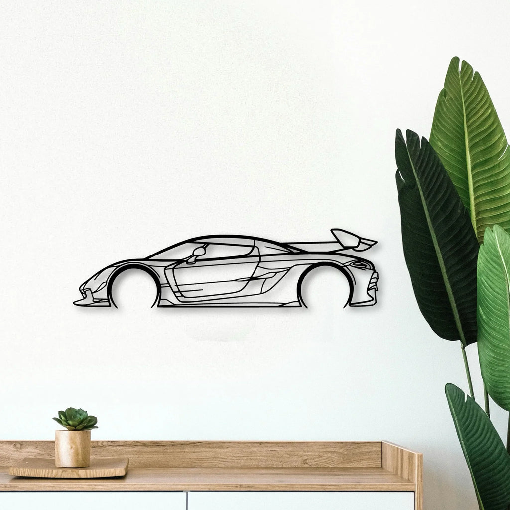 Jesko 2021 Classic Silhouette Metal Wall Art - Tinvibe