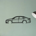 Jetta GLI 2020 Classic Silhouette Metal Wall Art - Tinvibe