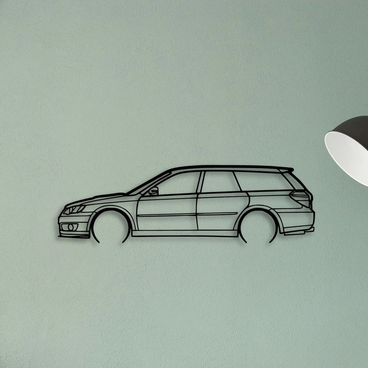 Legacy GT 2007 Classic Silhouette Metal Wall Art - Tinvibe