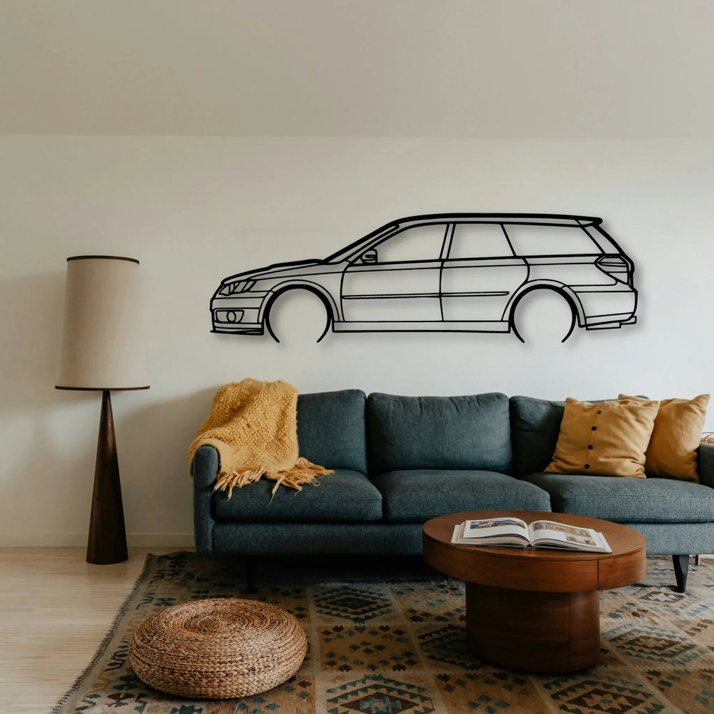 Legacy GT 2007 Classic Silhouette Metal Wall Art - Tinvibe