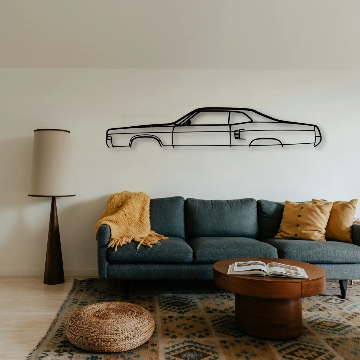 Marauder 1969 Classic Silhouette Metal Wall Art - Tinvibe
