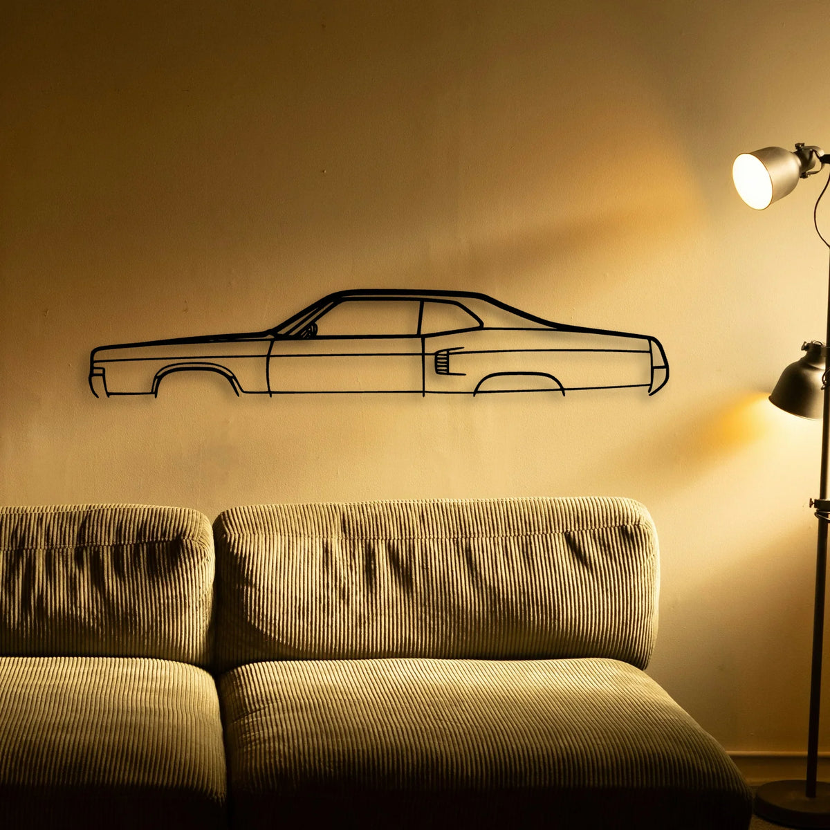 Marauder 1969 Classic Silhouette Metal Wall Art - Tinvibe