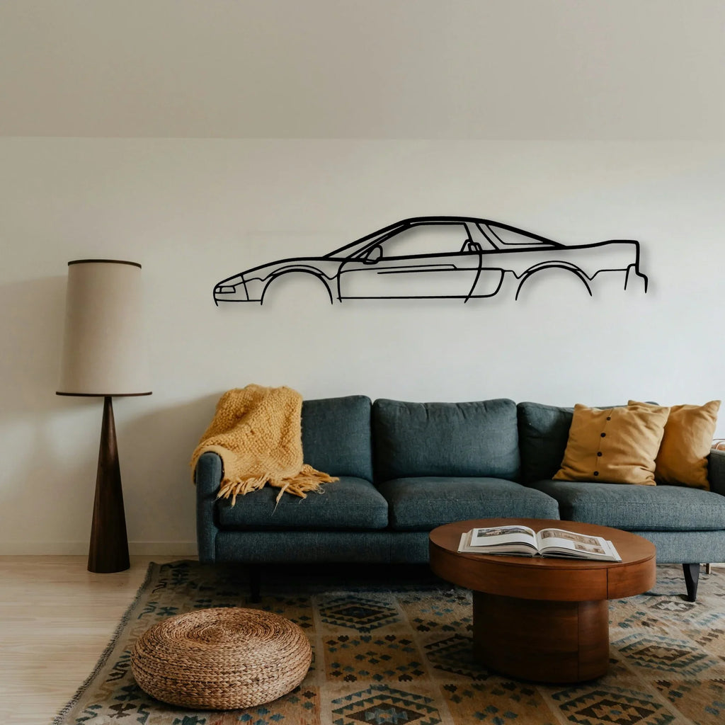 NSX NA1 Classic Silhouette Metal Wall Art - Tinvibe