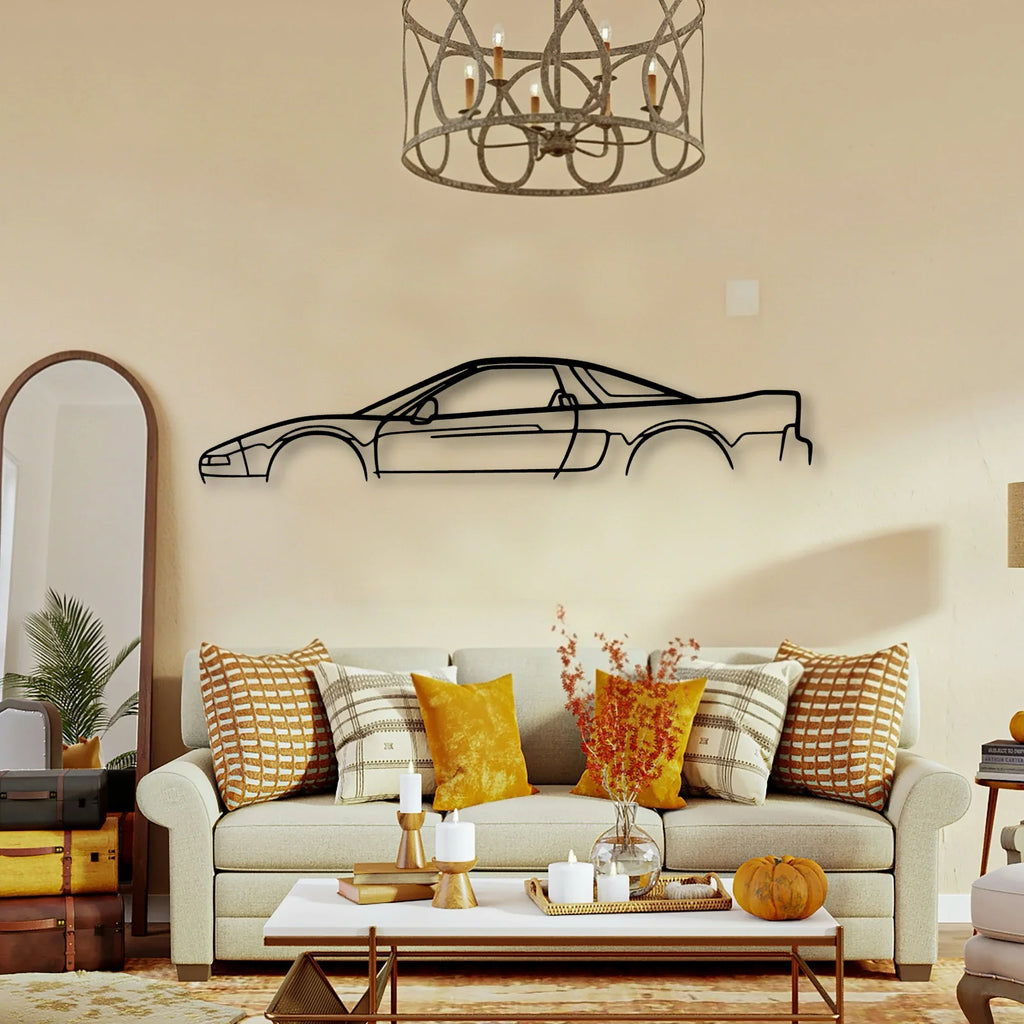 NSX NA1 Classic Silhouette Metal Wall Art - Tinvibe