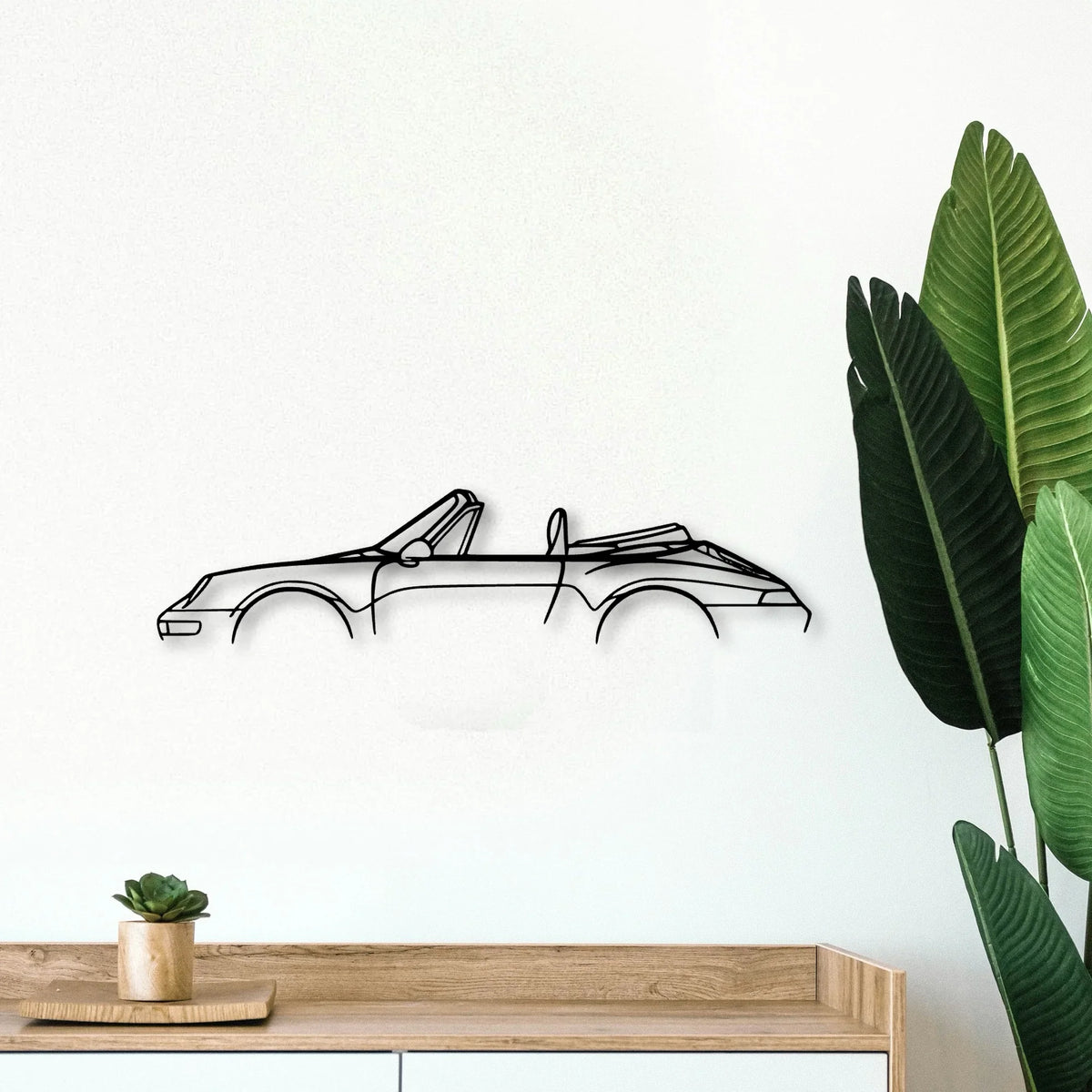 P Generation 4 Convertible Classic Silhouette Metal Wall Art - Tinvibe