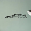 R35 GTR Nismo 2022 Classic Silhouette Metal Wall Art - Tinvibe