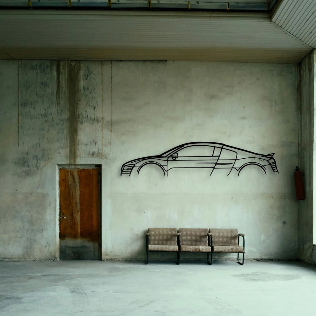 R8 LMX 2015 Classic Silhouette Metal Wall Art - Tinvibe