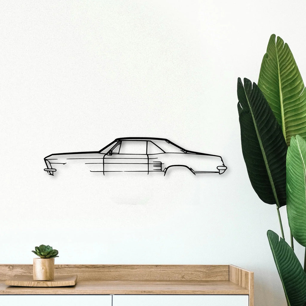RIV 1964 Classic Silhouette Metal Wall Art - Tinvibe