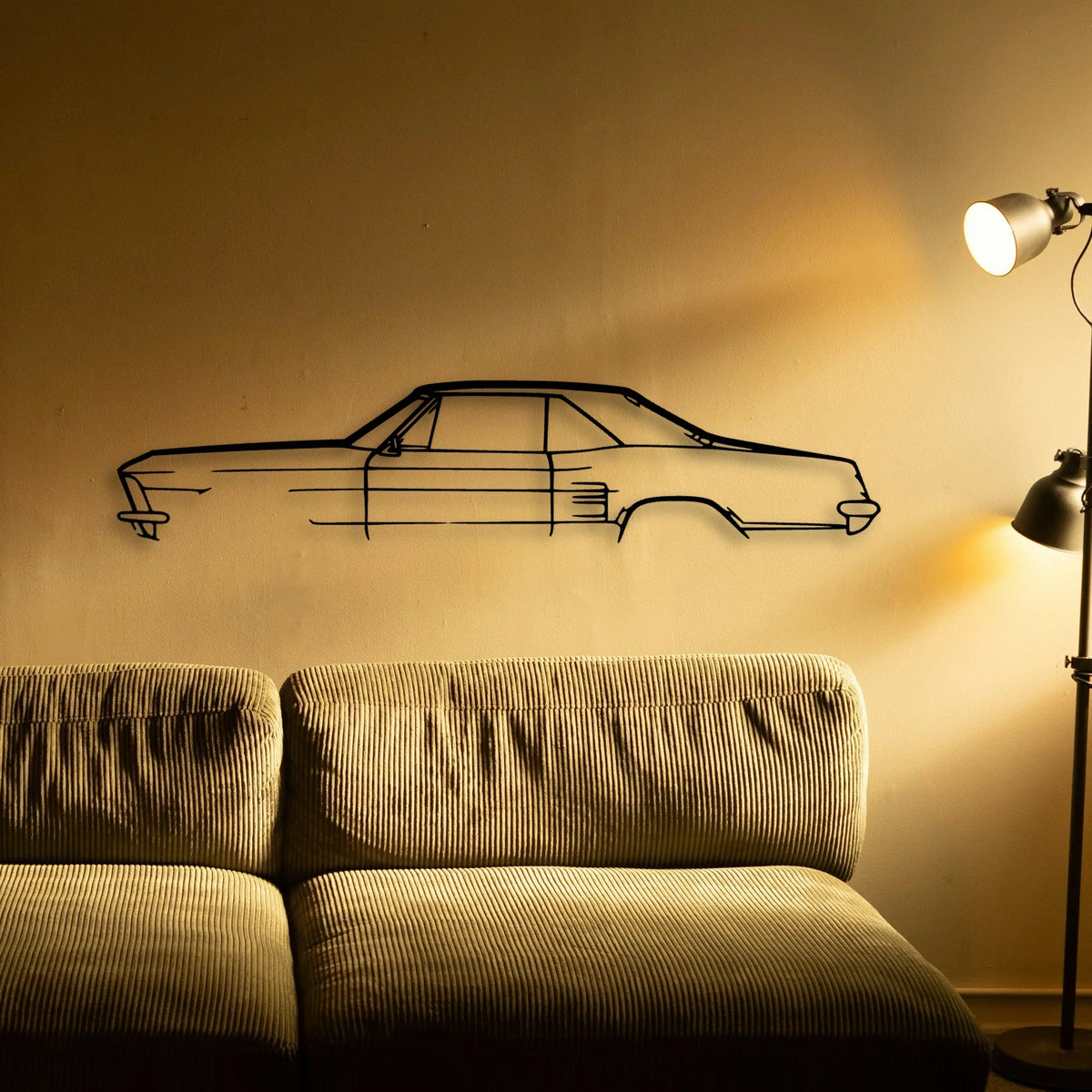 RIV 1964 Classic Silhouette Metal Wall Art - Tinvibe