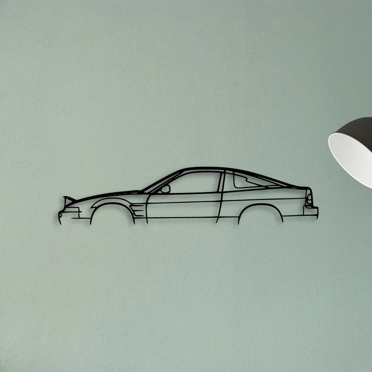 S13 180SX Classic Silhouette Metal Wall Art - Tinvibe
