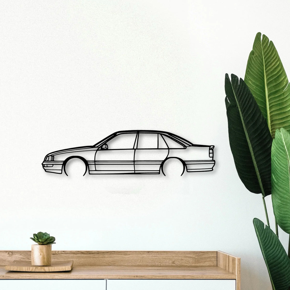 Senator 1989 Classic Silhouette Metal Wall Art - Tinvibe