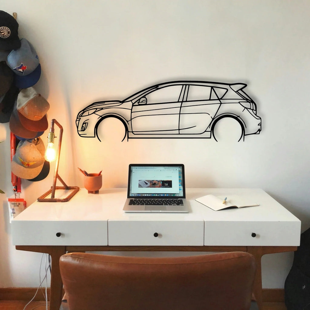 Speed 3 2012 Classic Silhouette Metal Wall Art - Tinvibe
