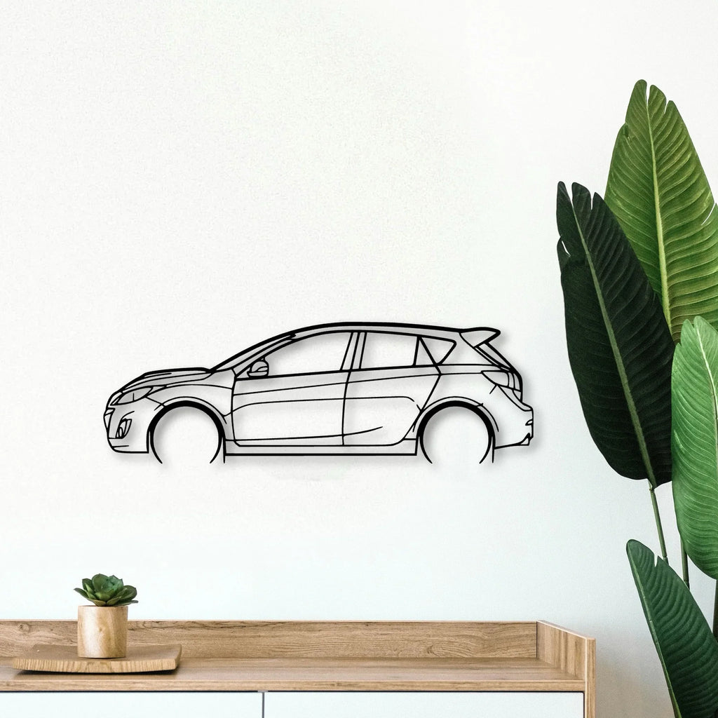 Speed 3 2012 Classic Silhouette Metal Wall Art - Tinvibe