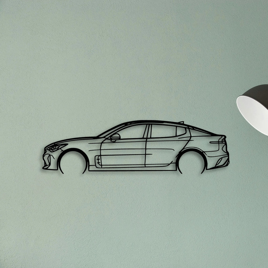 Stinger GTS 2019 Classic Silhouette Metal Wall Art - Tinvibe