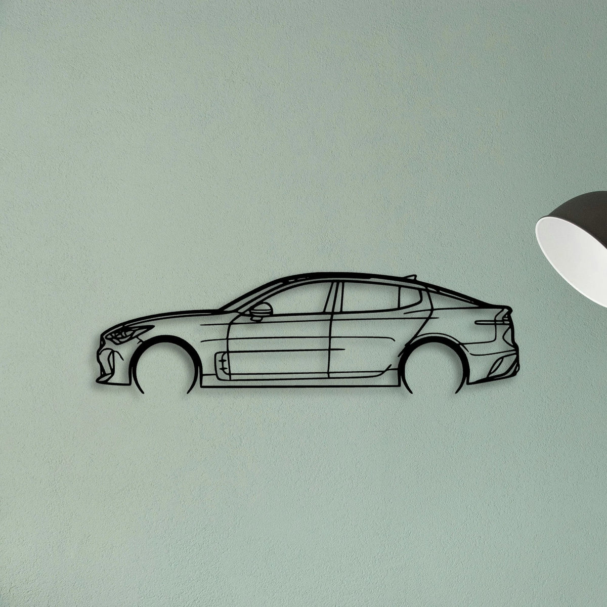 Stinger GTS 2019 Classic Silhouette Metal Wall Art - Tinvibe