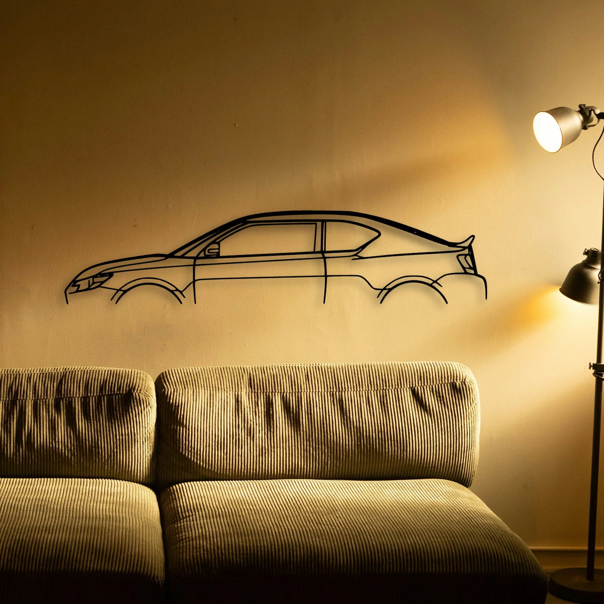 TC 2015 Classic Silhouette Metal Wall Art - Tinvibe