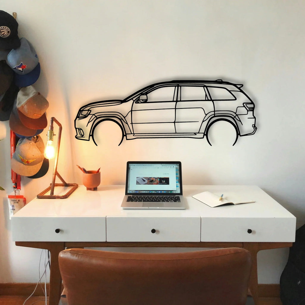 Trackhawk 2018 Classic Silhouette Metal Wall Art - Tinvibe