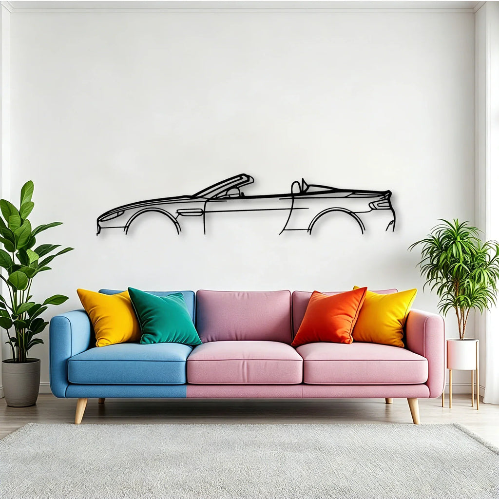 Vantage Volante 2014 Classic Silhouette Metal Wall Art - Tinvibe
