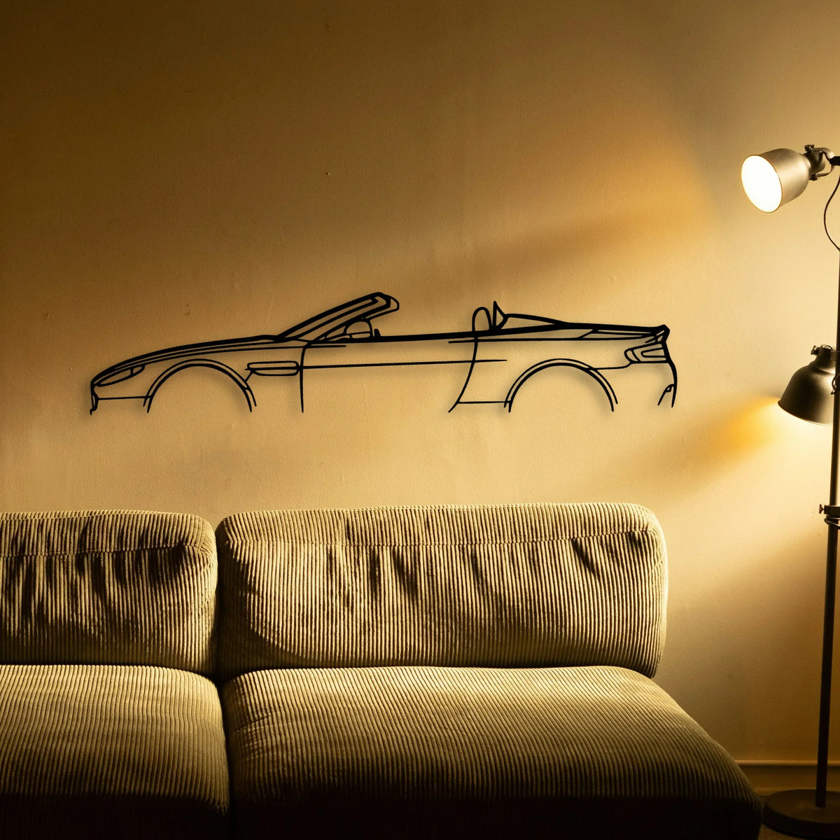 Vantage Volante 2014 Classic Silhouette Metal Wall Art - Tinvibe